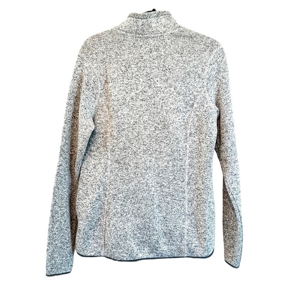 NWT Eddie Bauer Fleece Sweatshirt Knit Pullover Gray - Picture 2 of 3